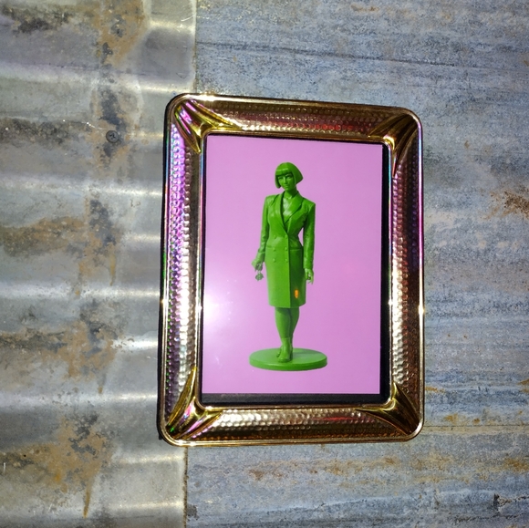 Other - Sexy Roaring 20's Flapper In Business Suit Plastic Army Man Framed Art Print
